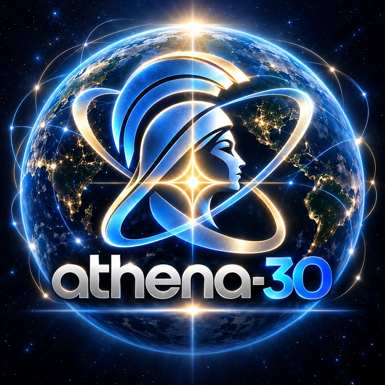 สัญลักษณ์ ATHENA-30 เชื่อมโลกกับโครงข่ายความรู้